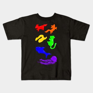 Gummy Animals Kids T-Shirt